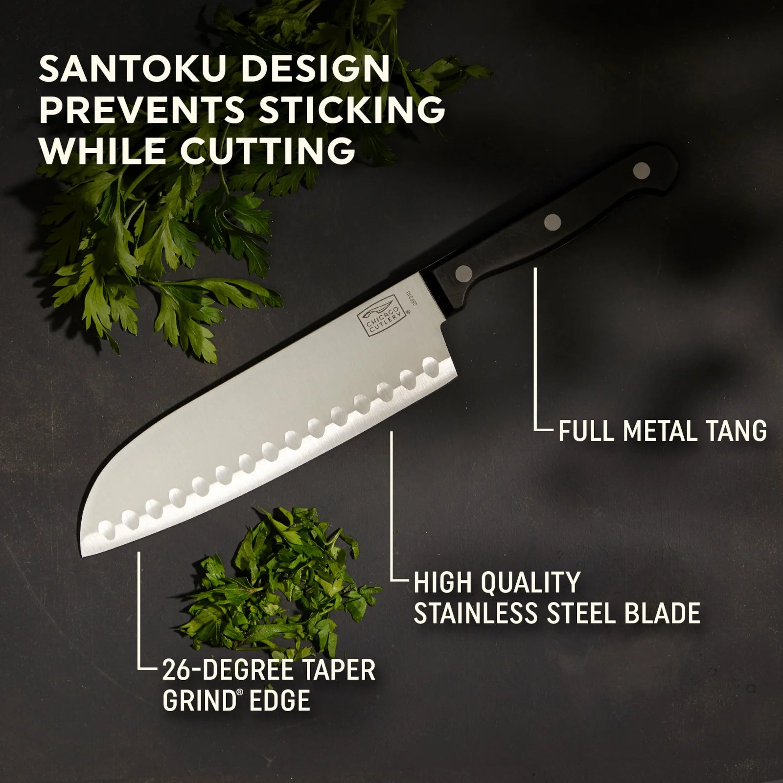 Essentials 2-piece Santoku / Partoku Knife Set - Image 3