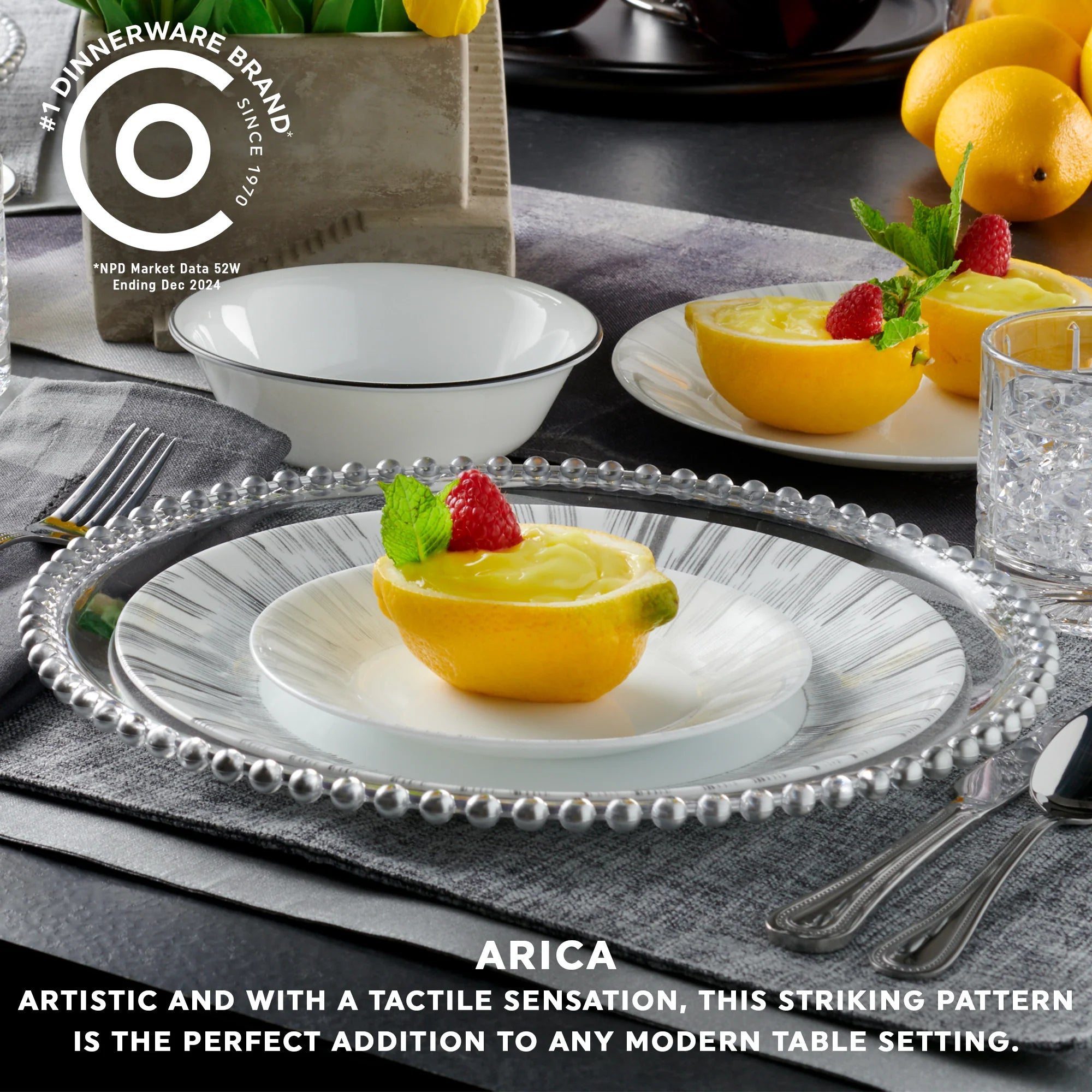 Arica 12-piece Dinnerware Set, Service for 4 - Image 3