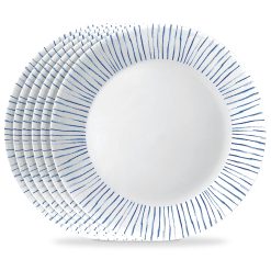Botanical Stripes 10.25 Dinner Plate, 6 pack
