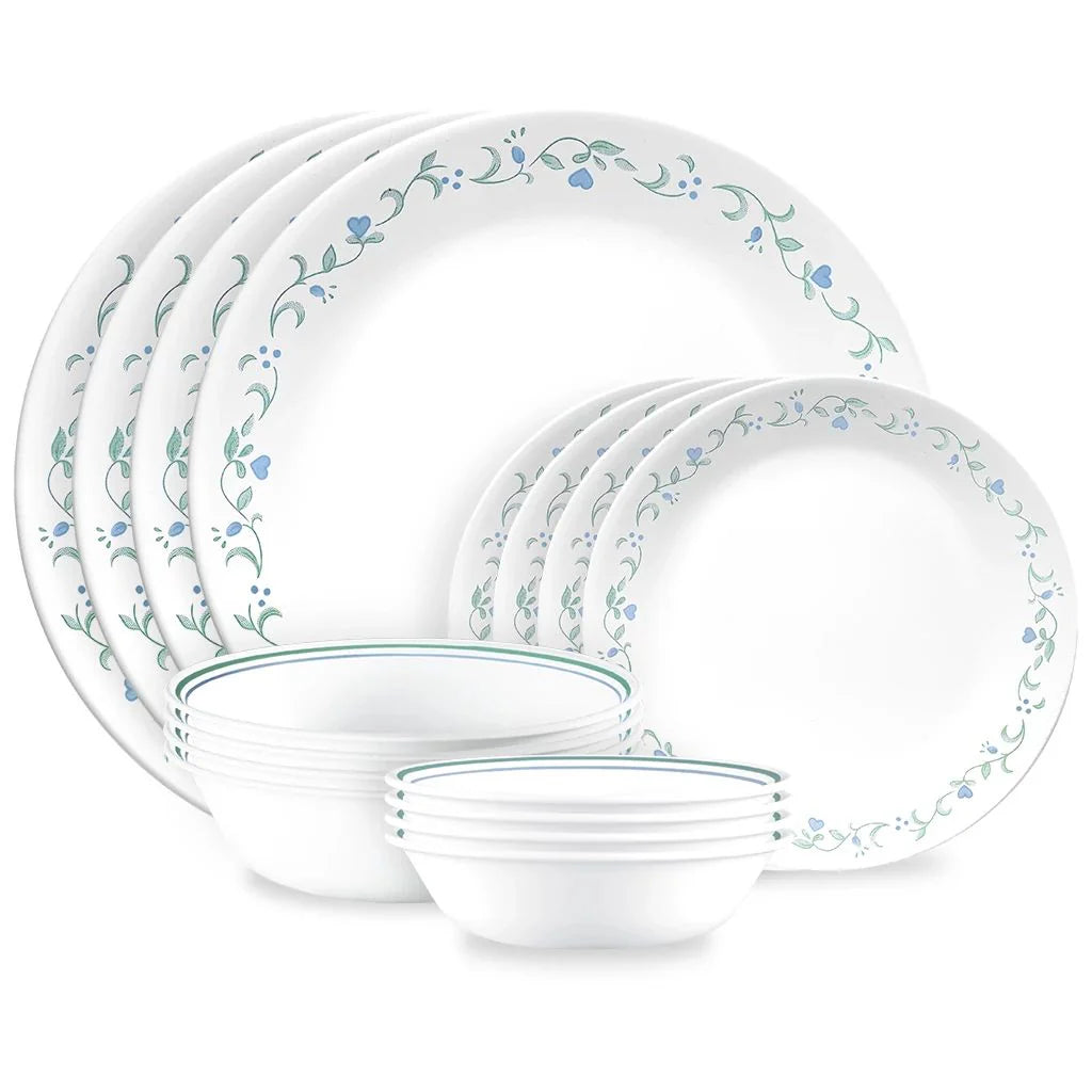 Country Cottage 16-piece Mugless Dinnerware Set, Service for 4