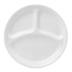 Winter Frost White 10.25 Divided Dinner Plate