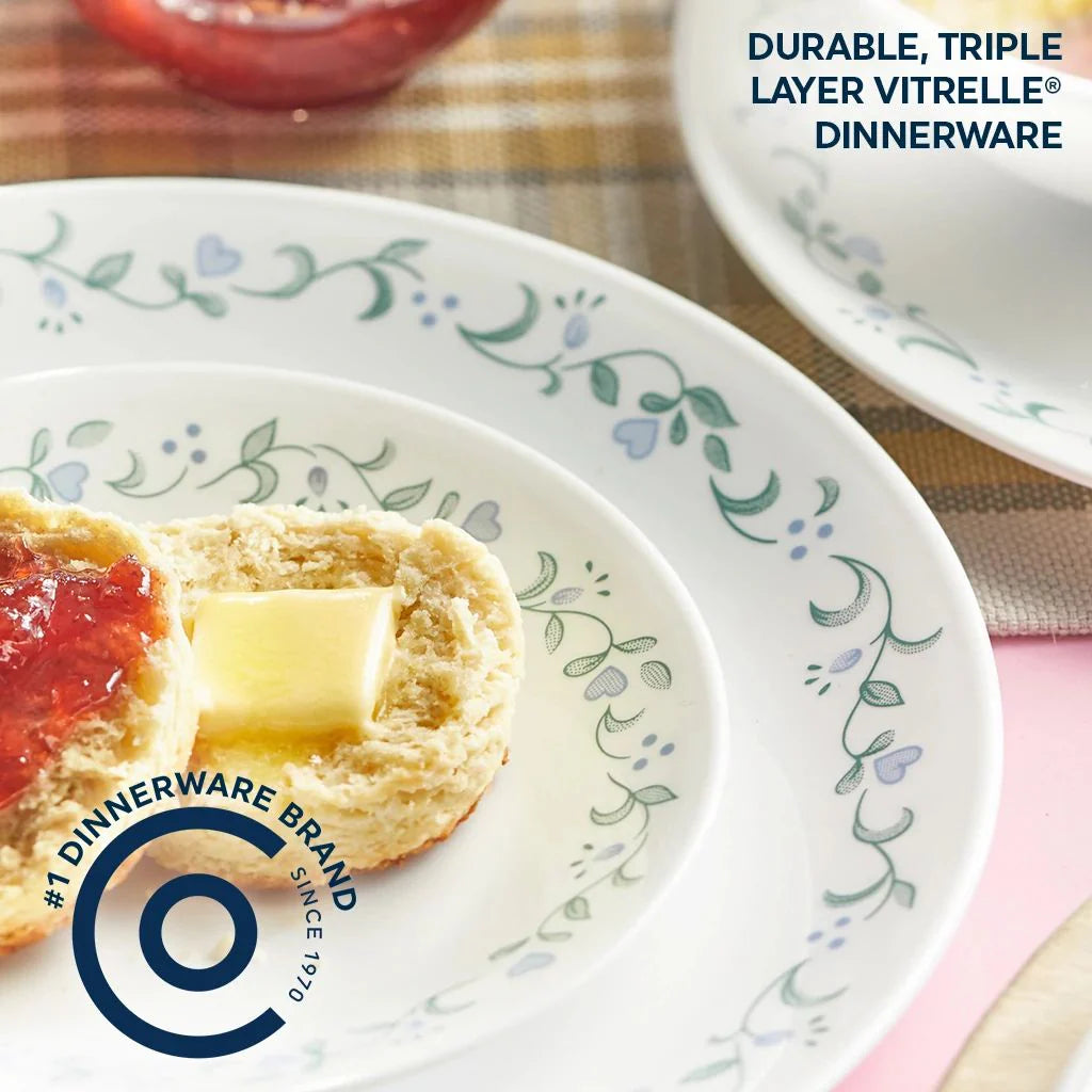 Country Cottage 16-piece Mugless Dinnerware Set, Service for 4 - Image 4