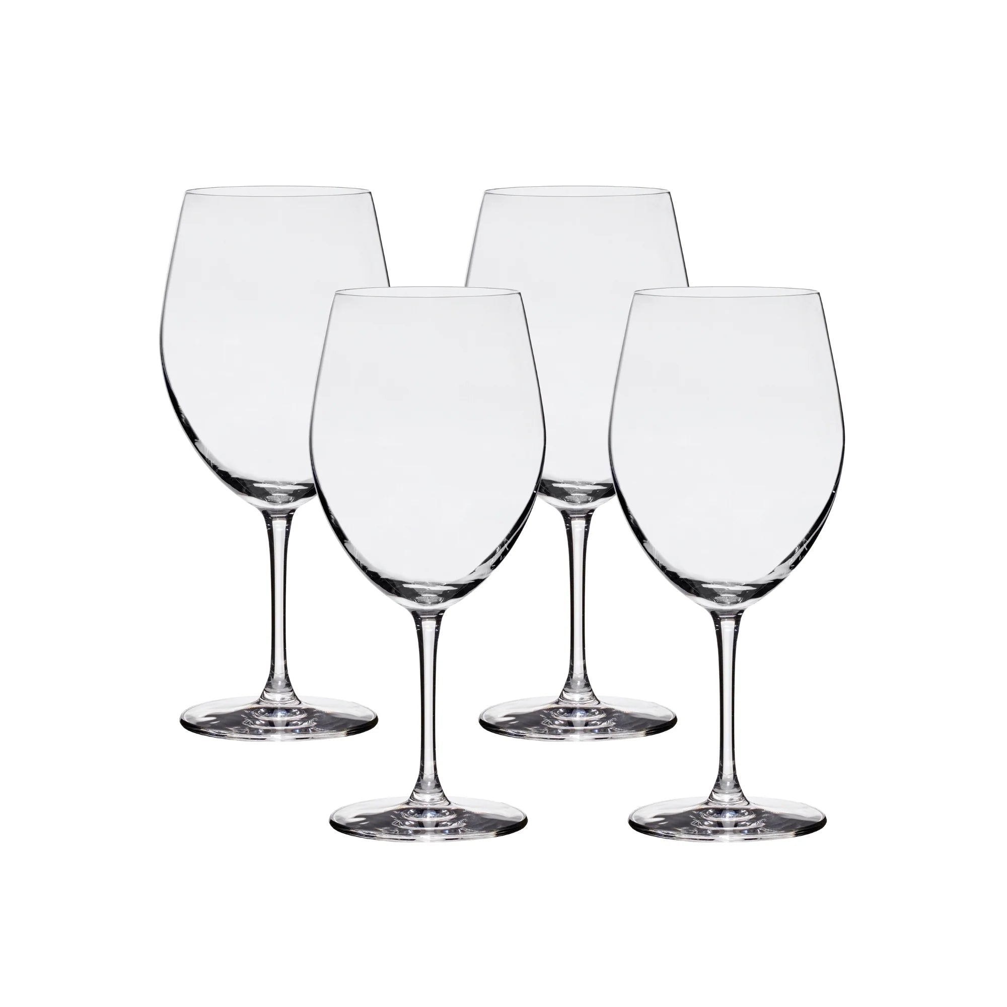 Bangkok Bliss Bordeaux Glasses (4-Pieces), 25-ounce, Dishwasher Safe, Lead-free Crystalline