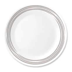 Brushed Silver 10.25 Dinner Plate