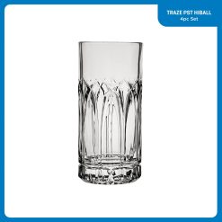 Alternative view of ware Traze PST Highball Glasses (4-Pieces), 12-ounce, Dishwasher Safe