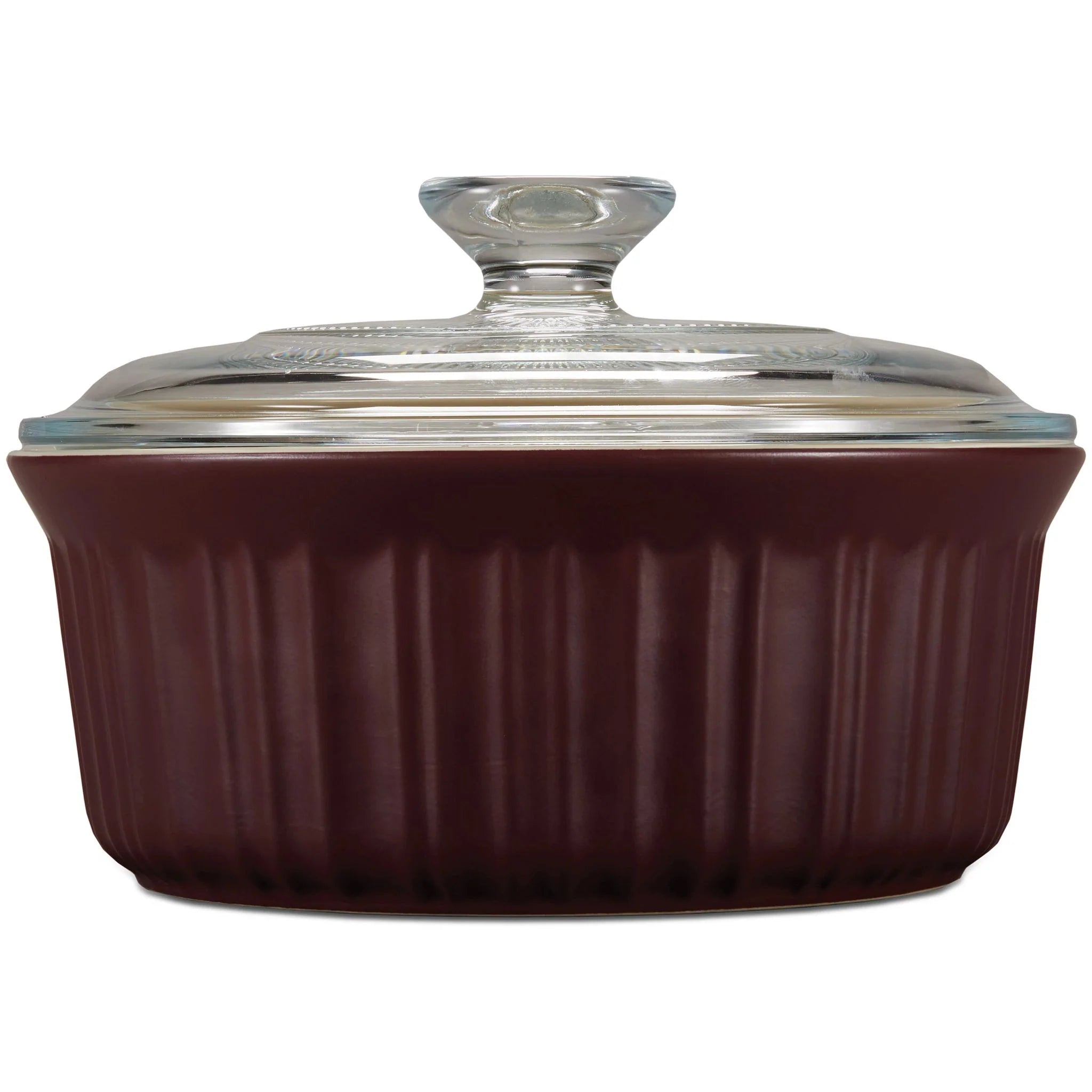 French Colors 1.5-quart Round Baking Dish, Cabernet