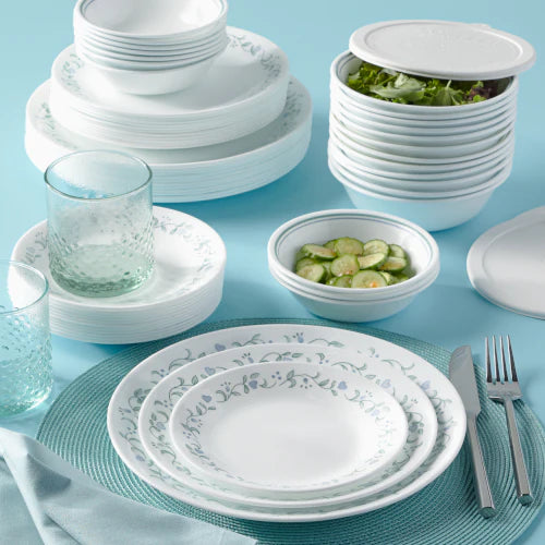 Country Cottage 66-piece Dinnerware Set, Service for 12 - Image 2
