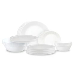 Winter Frost White 20-piece Dinnerware Set, Service for 4