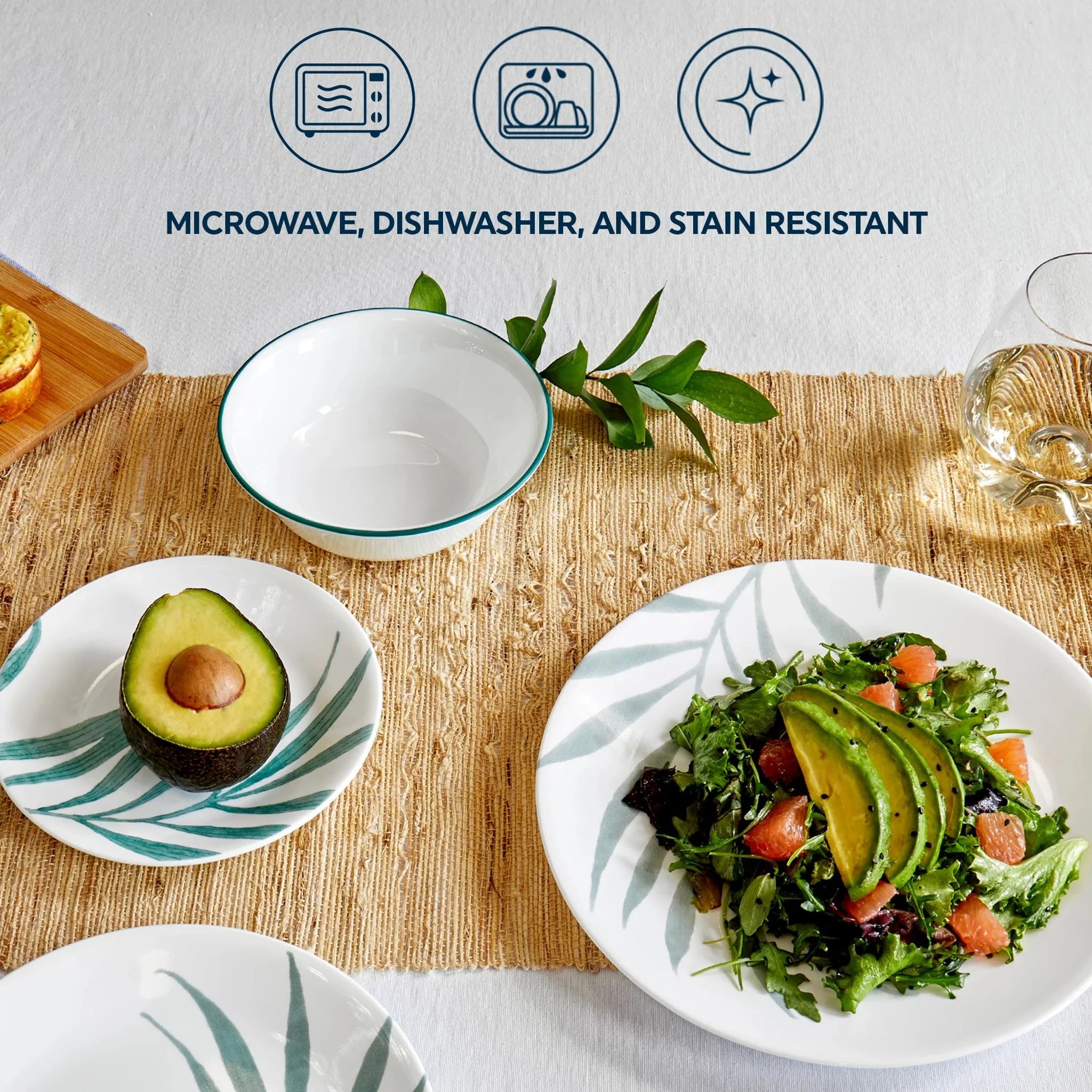 Solar Print 18-piece Dinnerware Set, Service for 6, EXCLUSIVE - Image 4