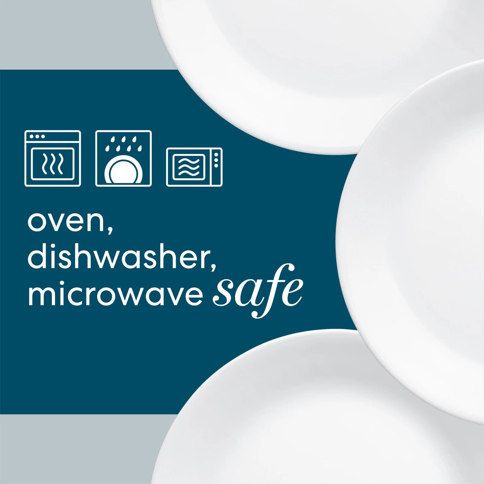 Winter Frost White 18-piece Dinnerware Set, Service for 6 - Image 4