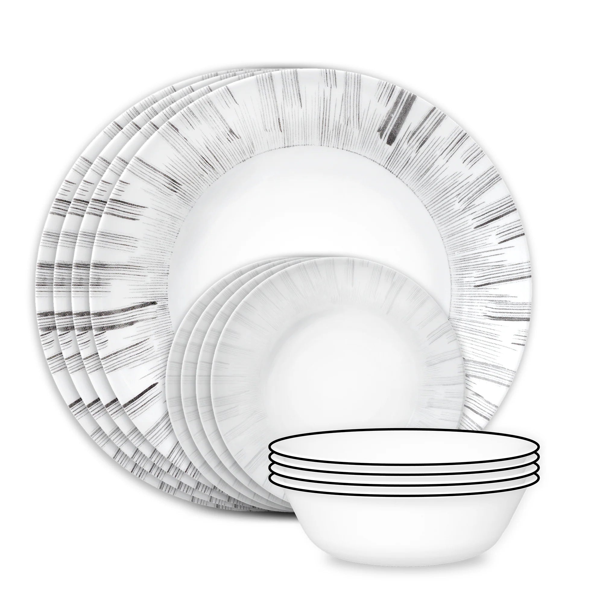 Arica 12-piece Dinnerware Set, Service for 4