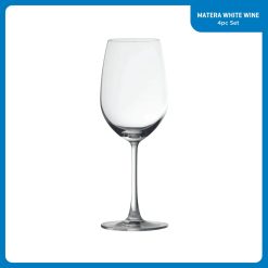 Alternative view of Matera White Wine Glasses (4-Pieces), 14-ounce, dishwasher safe