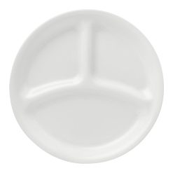 Winter Frost White 8.5 Divided Salad Plate