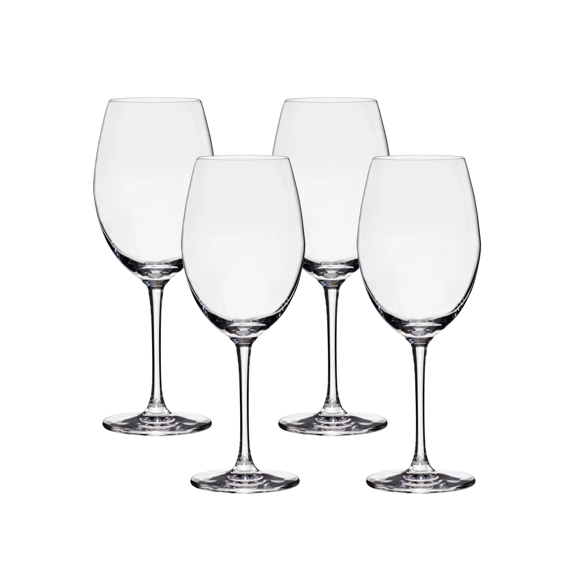 Bangkok Bliss Cabernet Glasses (4-Pieces), 16-ounce, Dishwasher Safe, Lead-free Crystalline