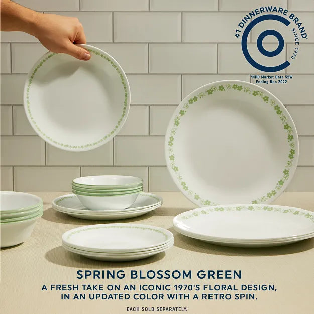 Spring Blossom Green 8.5 Salad Plate - Image 2