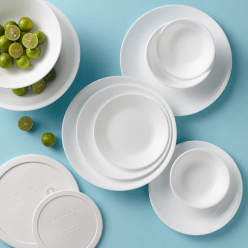 Winter Frost White 78-piece Dinnerware Set, Service for 12 - Image 2