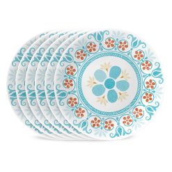 Global Collection Terracotta Dreams 6.75?? Appetizer Plates, 6-pack