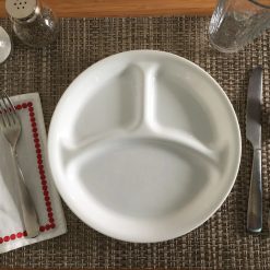 Alternative view of Winter Frost White 8.5 Divided Salad Plate