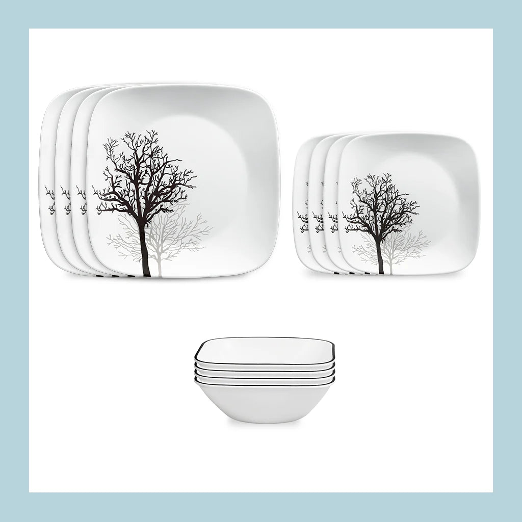 Timber Shadows 12-piece Dinnerware Set, Service for 4 - Image 3